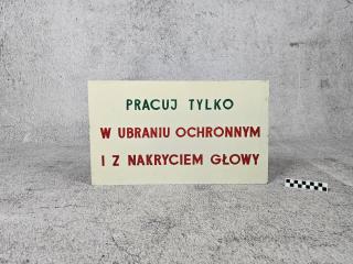 TABLICZKA BHP