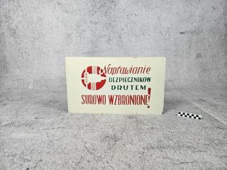 TABLICZKA BHP
