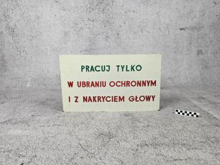 TABLICZKA BHP