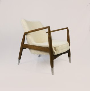 SKANDYNAWSKI FOTEL MODERN LAMB