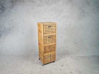 CABINET WITH DRAWERS ON WHEELS