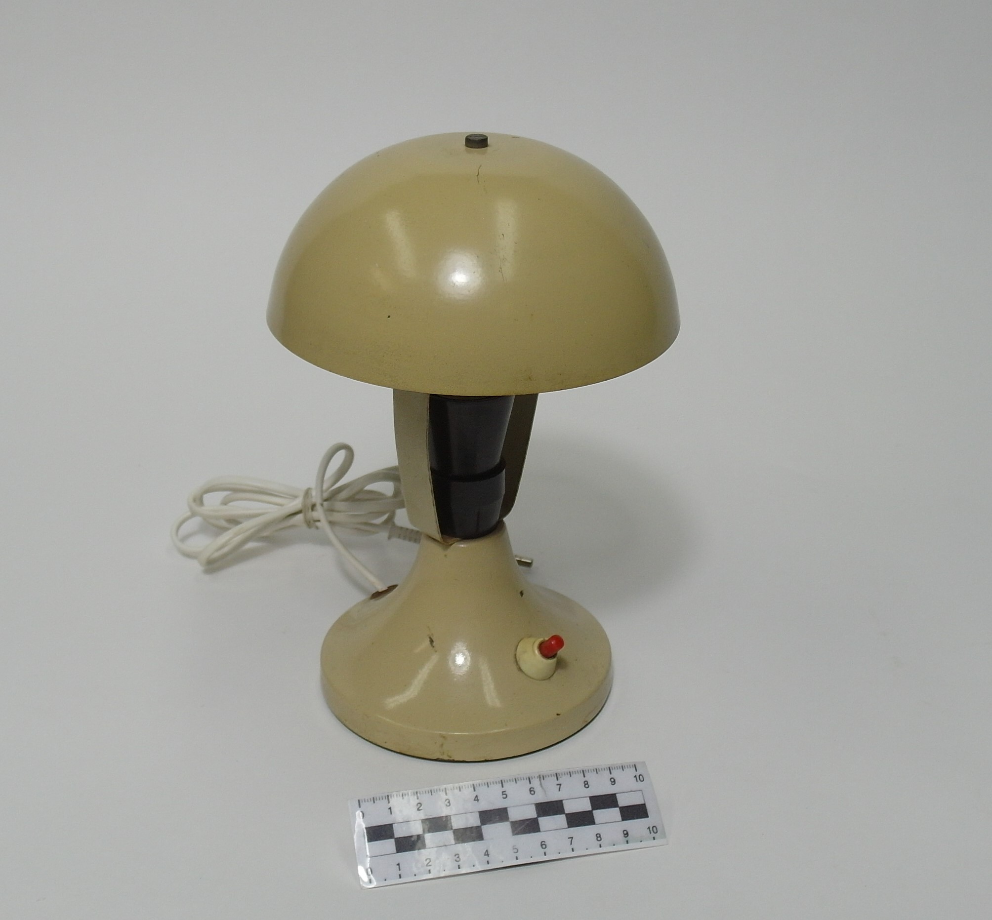 LAMPA BIURKOWA GRZYBEK, POLSKA LATA-60TE