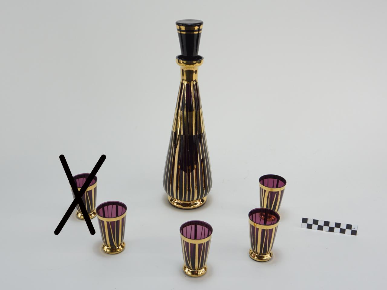 KARAFKA I KIELISZKI BOHEMIA, PRL