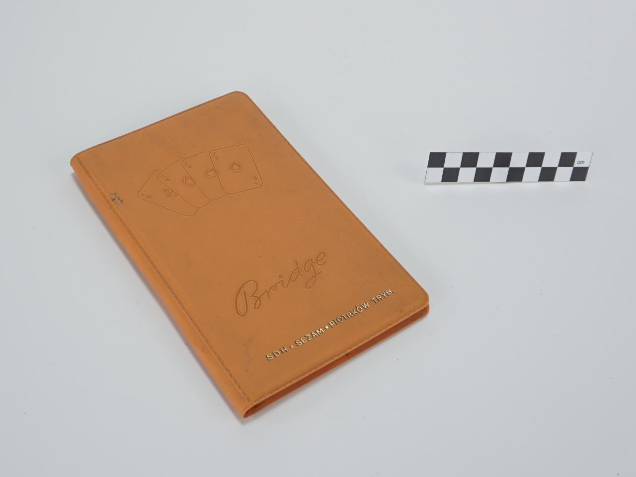 NOTES DO BRYDŻA KARTY DO GRY 