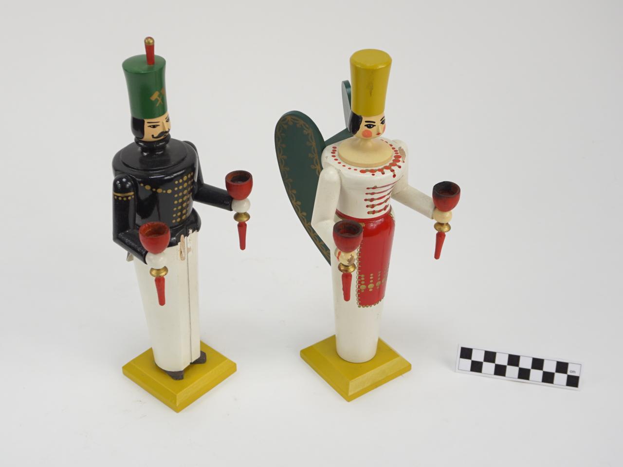 ŚWIĄTECZNE FIGURKI ANIOŁA & GÓRNIKA, NIEMCY 