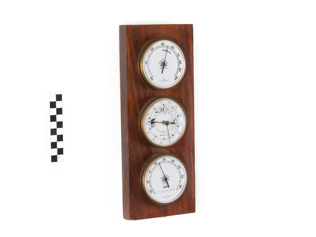 BAROMETR ZEGAR ŚCIENNY