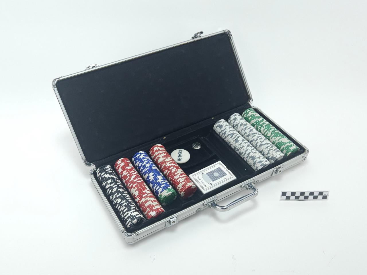 ZESTAW DO POKERA ŻETONY DO POKERA
