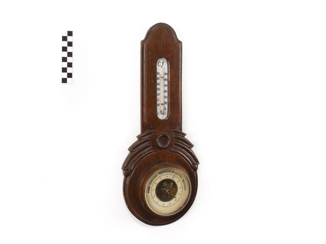 BAROMETR ZEGAR ŚCIENNY