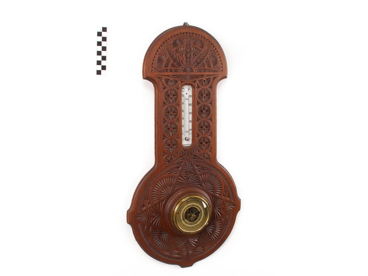 BAROMETR ZEGAR ŚCIENNY