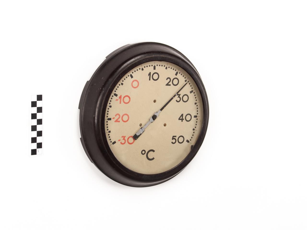 TERMOMETR ZEGAR ŚCIENNY