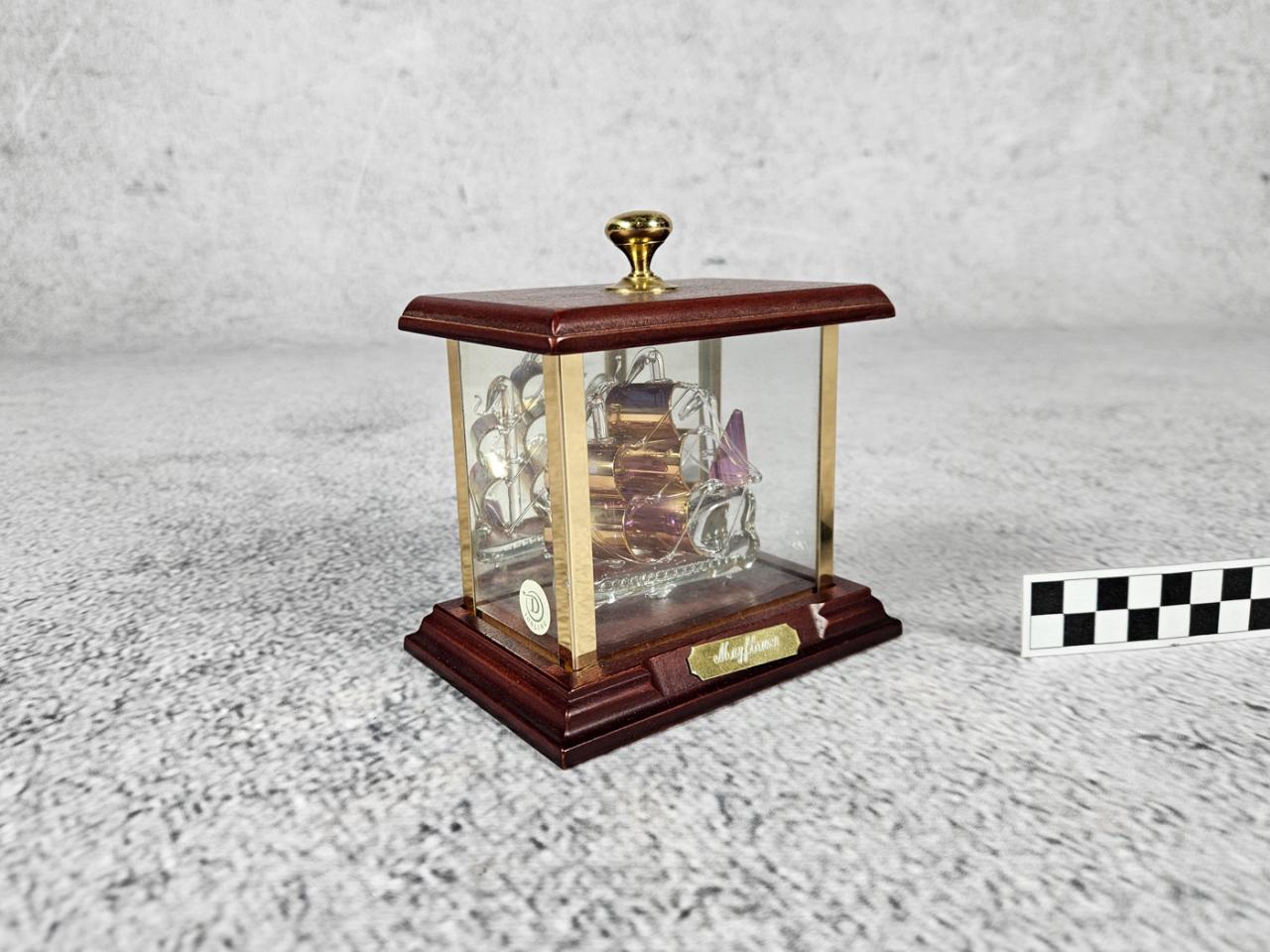 FIGURKA OZDOBNA DEKORACYJNA STATEK