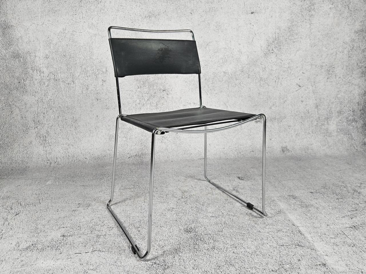 KRZESŁO, G. BELOTTI WŁOCHY LATA 70-TE