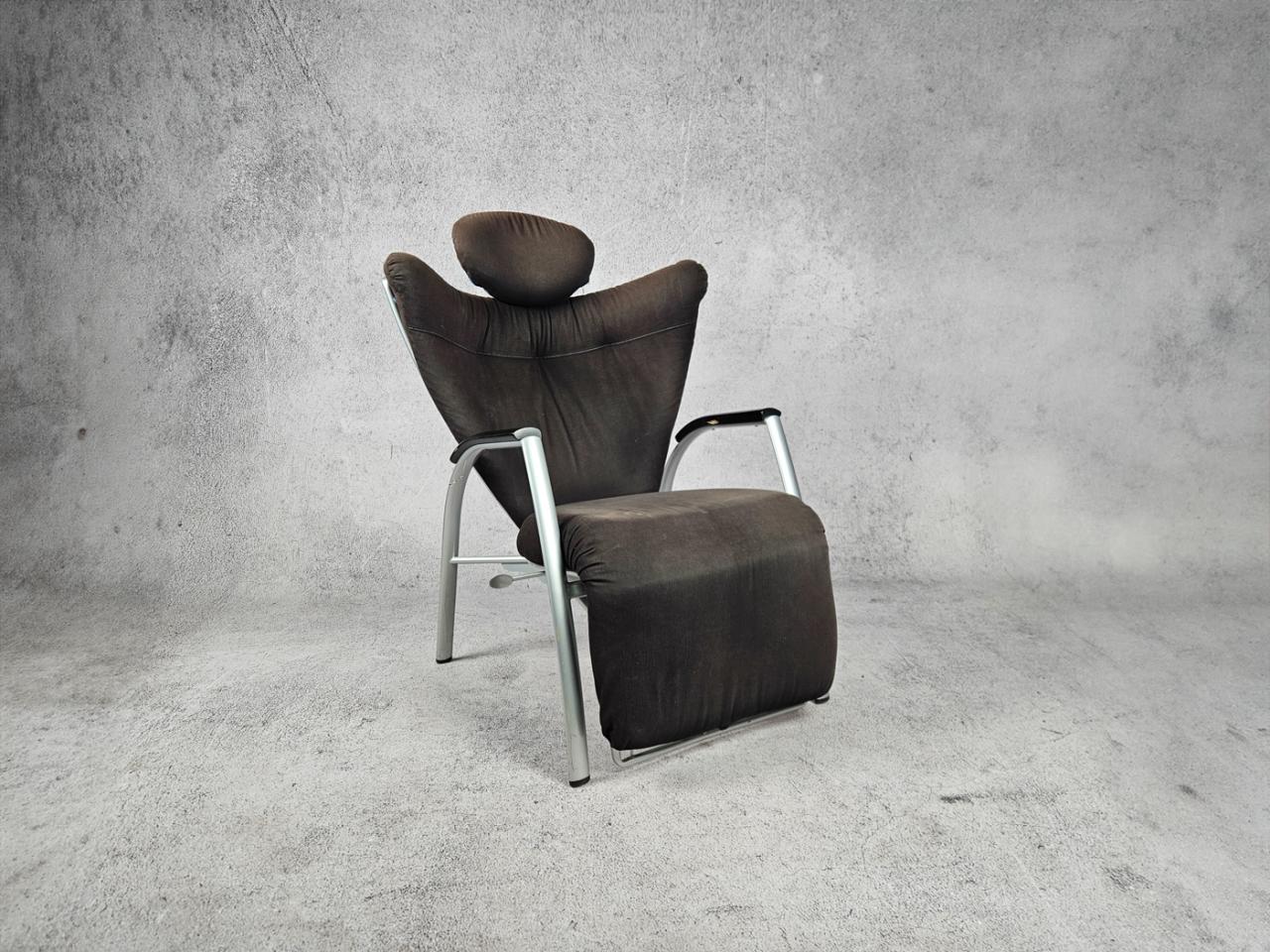 FOTEL, B.GORACO WŁOCHY LATA 80-TE