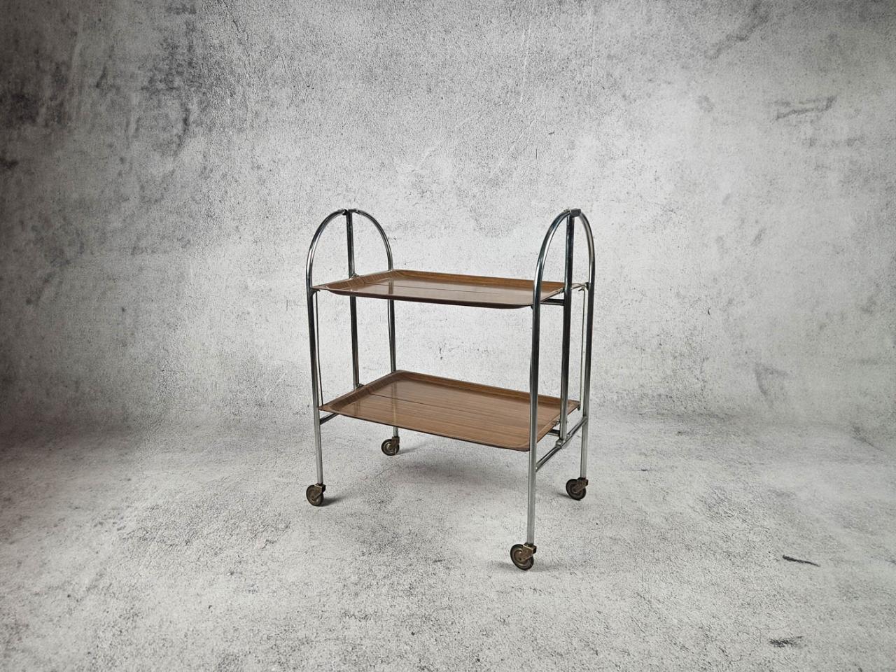 BAREK NA KÓŁKACH SKŁADANY, LATA 70-TE