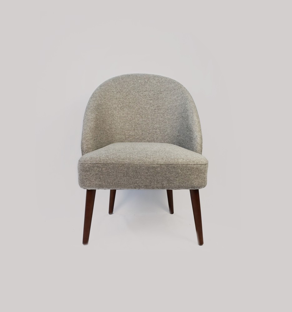 FOTEL MODERN SHELL GREY
