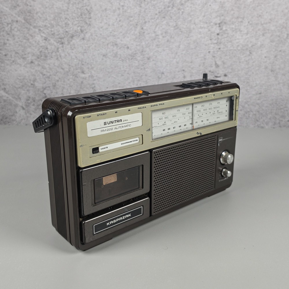 RADIO MAGNETOFON UNITRA „KASPRZAK”, POLSKA LATA 80-TE