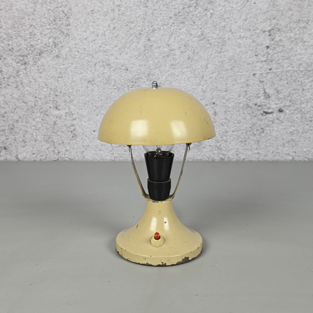 LAMPA BIURKOWA GRZYBEK, POLSKA LATA-60TE