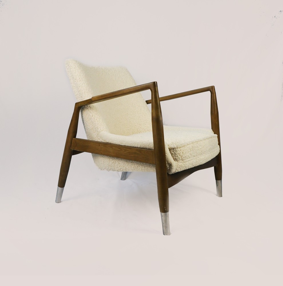 SKANDYNAWSKI FOTEL MODERN LAMB
