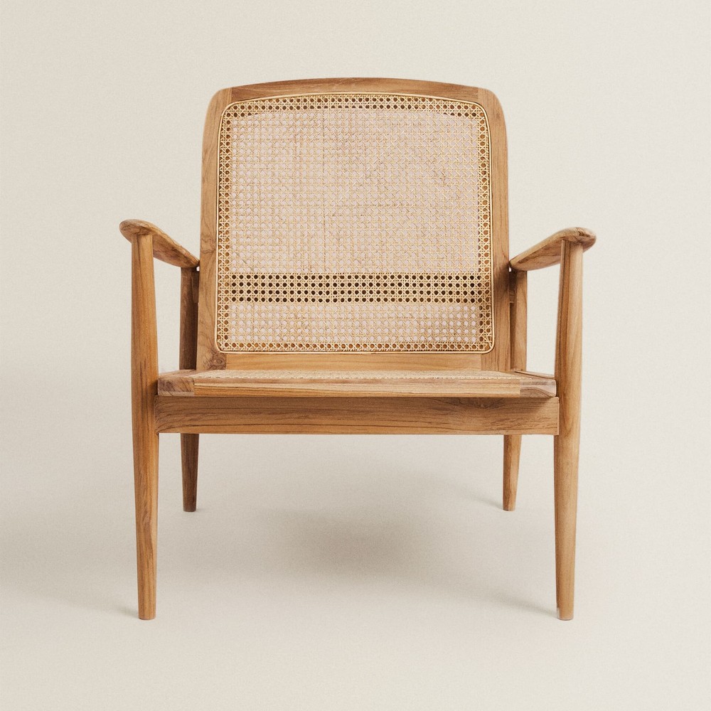 FOTEL RATTAN TEAK