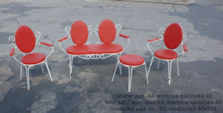 KOMPLET MEBLI OGRODOWYCH