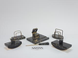 PRZYBORNIK NA BIURKO KAŁAMARZ I SUSZKA I NOŻYK I LISTOWNIK