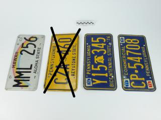 TABLICA REJESTRACYJNA AMERYKAŃSKA