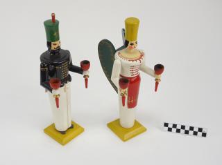 ŚWIĄTECZNE FIGURKI ANIOŁA & GÓRNIKA, NIEMCY 