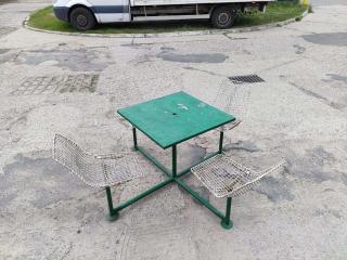 STÓŁ Z KRZESŁAMI, PRL