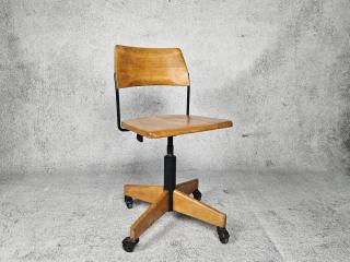 KRZESŁO BIUROWE OBROTOWE, SKANDYNAWIA LATA 70-TE