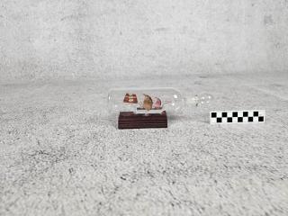 MODEL STATKU FIGURKA STATEK W BUTELCE