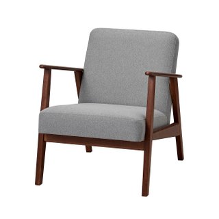 FOTEL MID CENTURY GREY